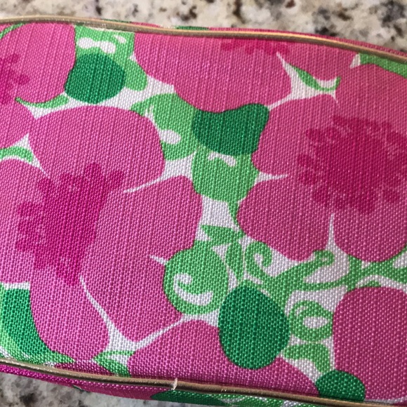 Lilly Pulitzer for Estée Lauder Toiletry Cosmetics Make-up Pencil Case - Picture 7 of 9